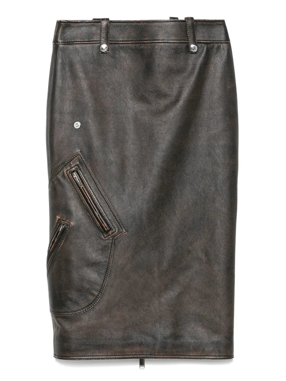 Leather Pencil Skirt