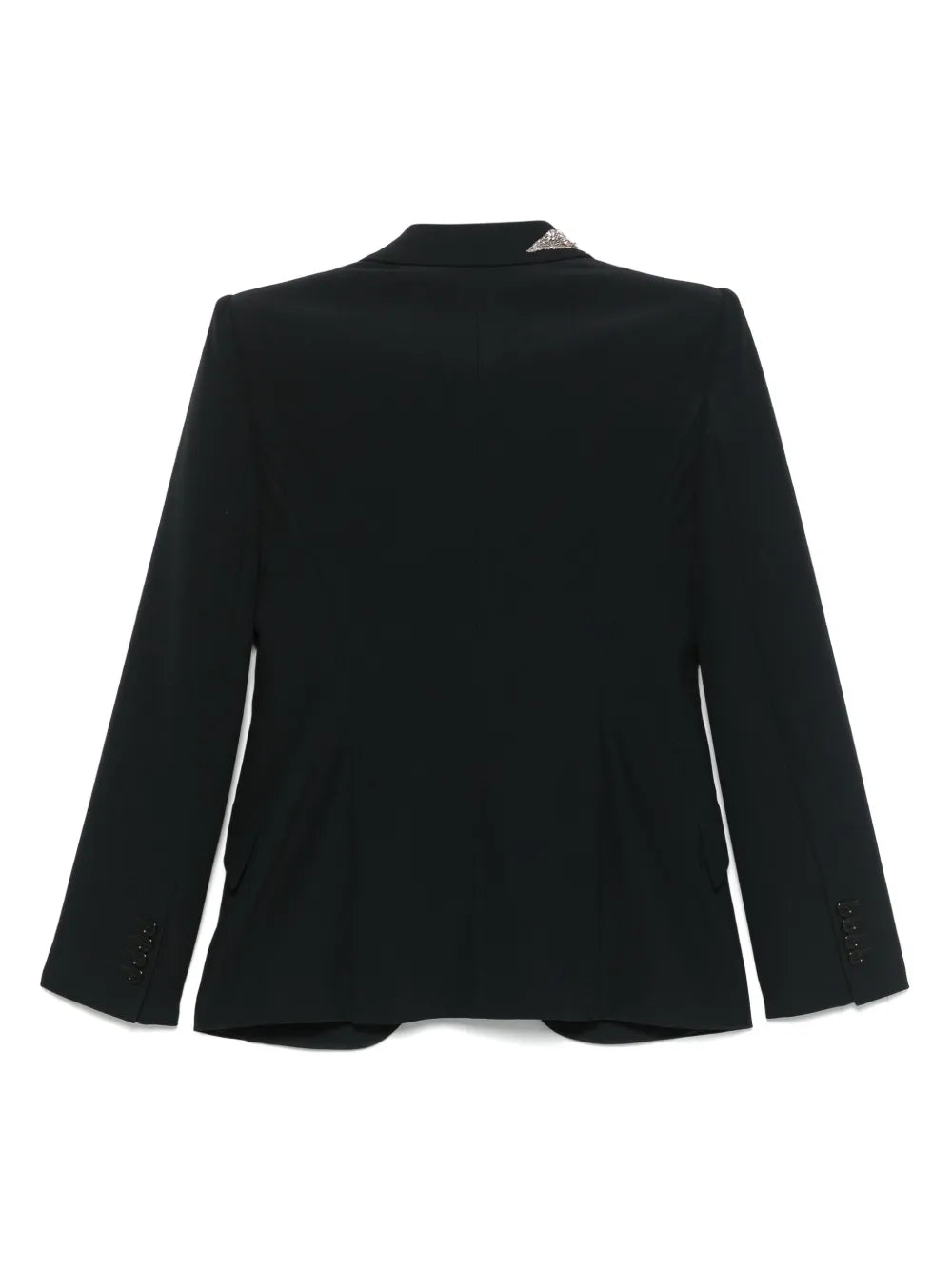Embellished Padded-Shoulders Blazer