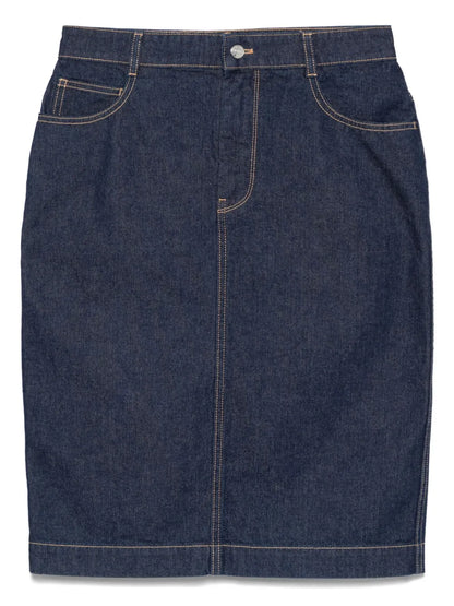 Denim Midi Skirt