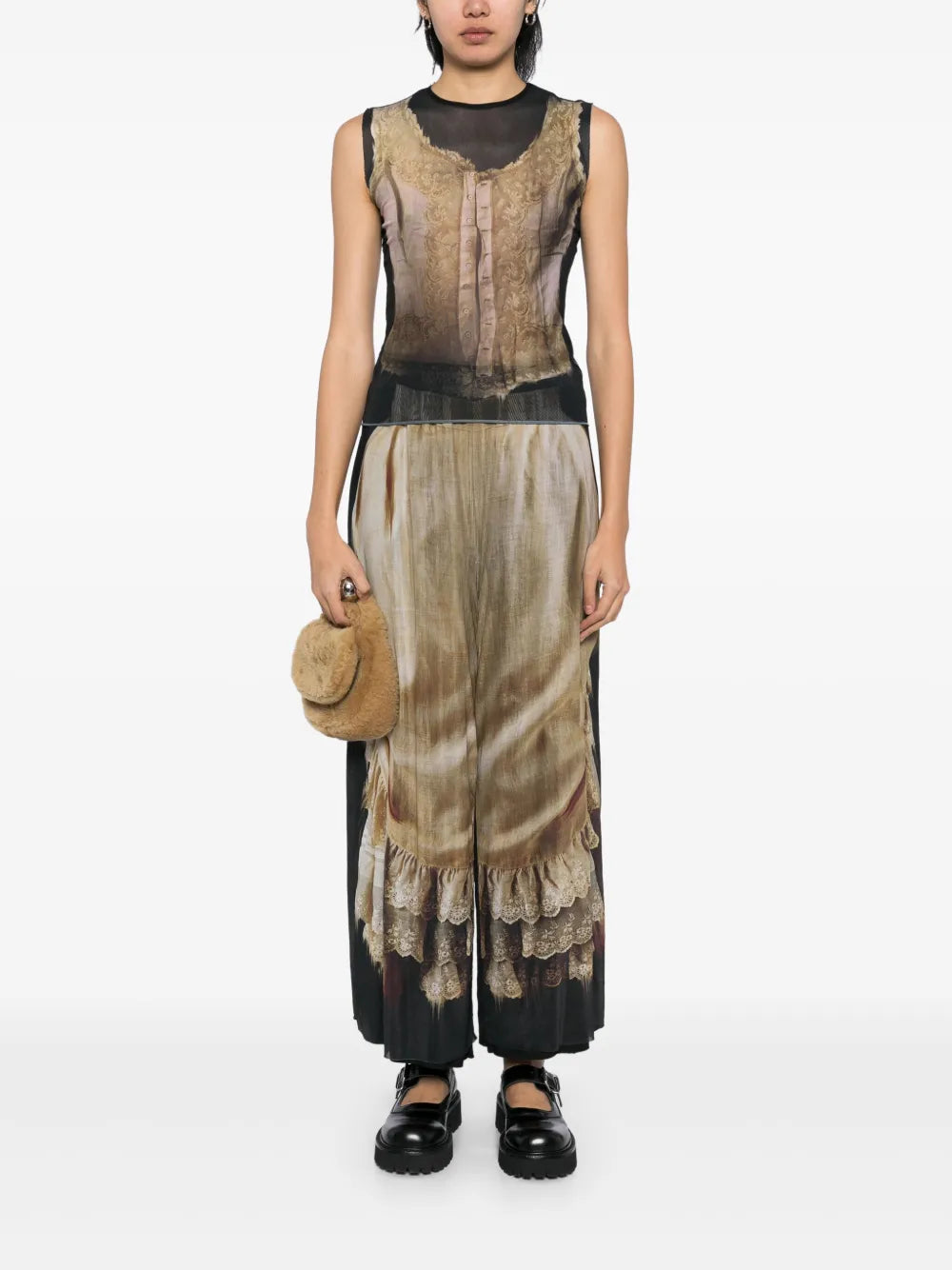 Graphic-Print Tank Top