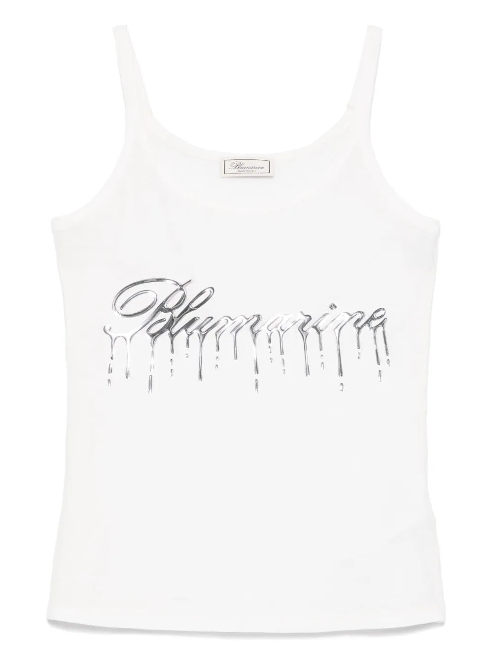 Dripping-Logo Tank Top