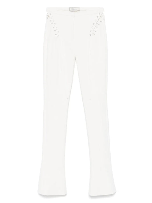 Eyelet-Detail Trousers