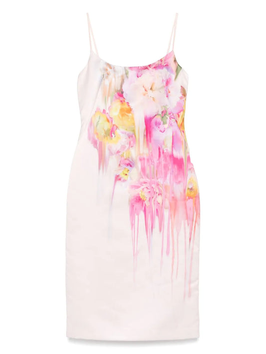 Floral-Print Midi Dress