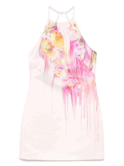 Flora-Print Mini Dress
