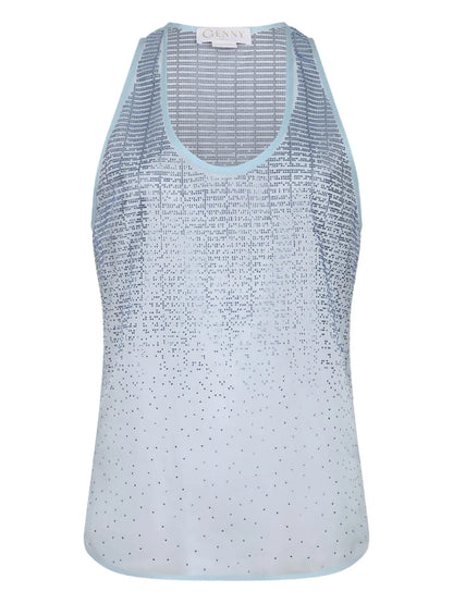 Metallic Finish Tank Top