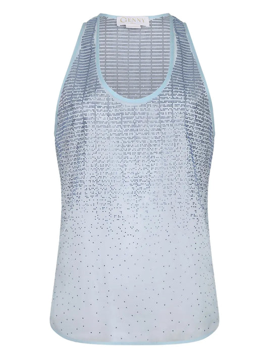 Metallic Finish Tank Top