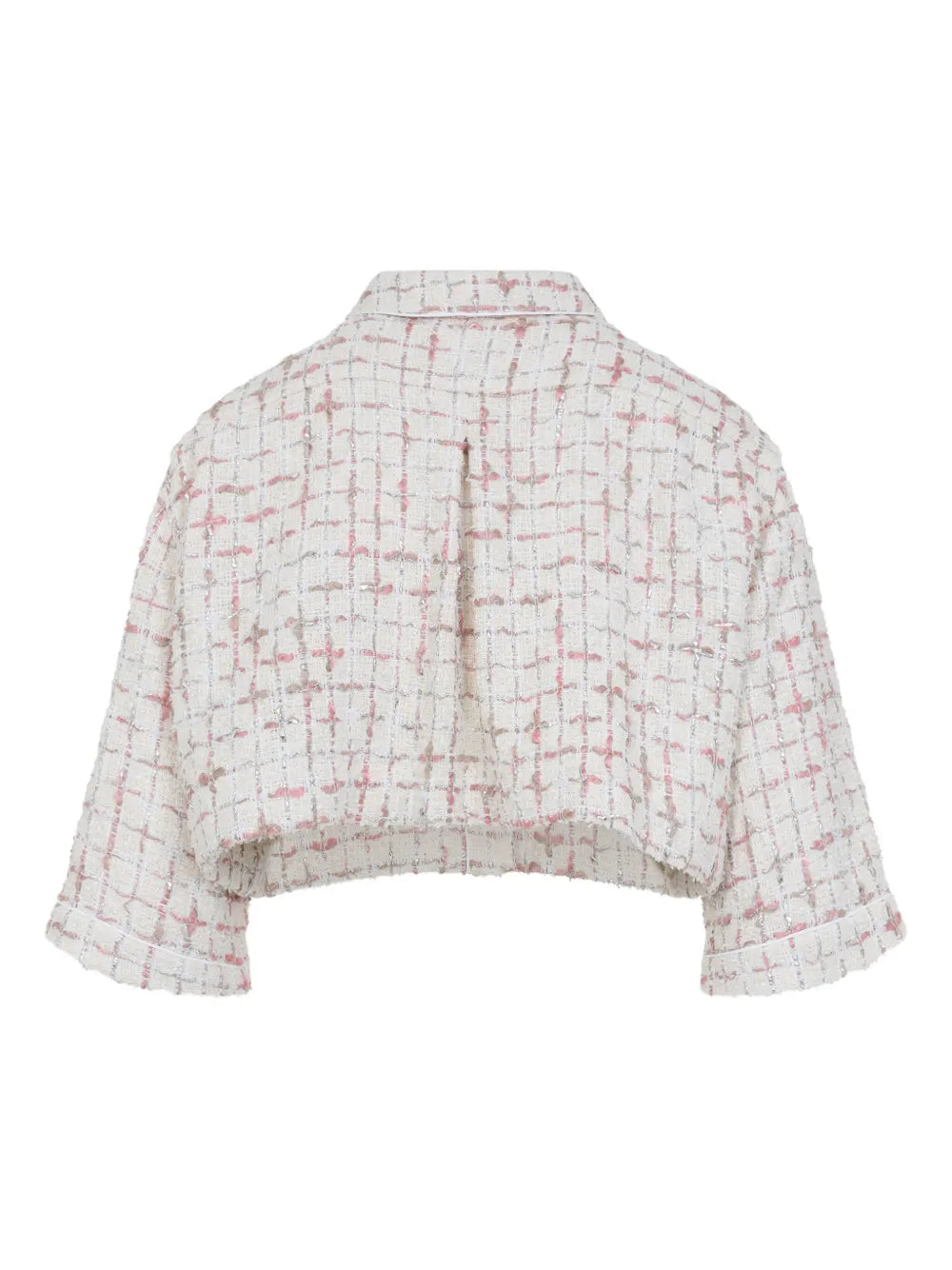 Silk Cropped Shirt