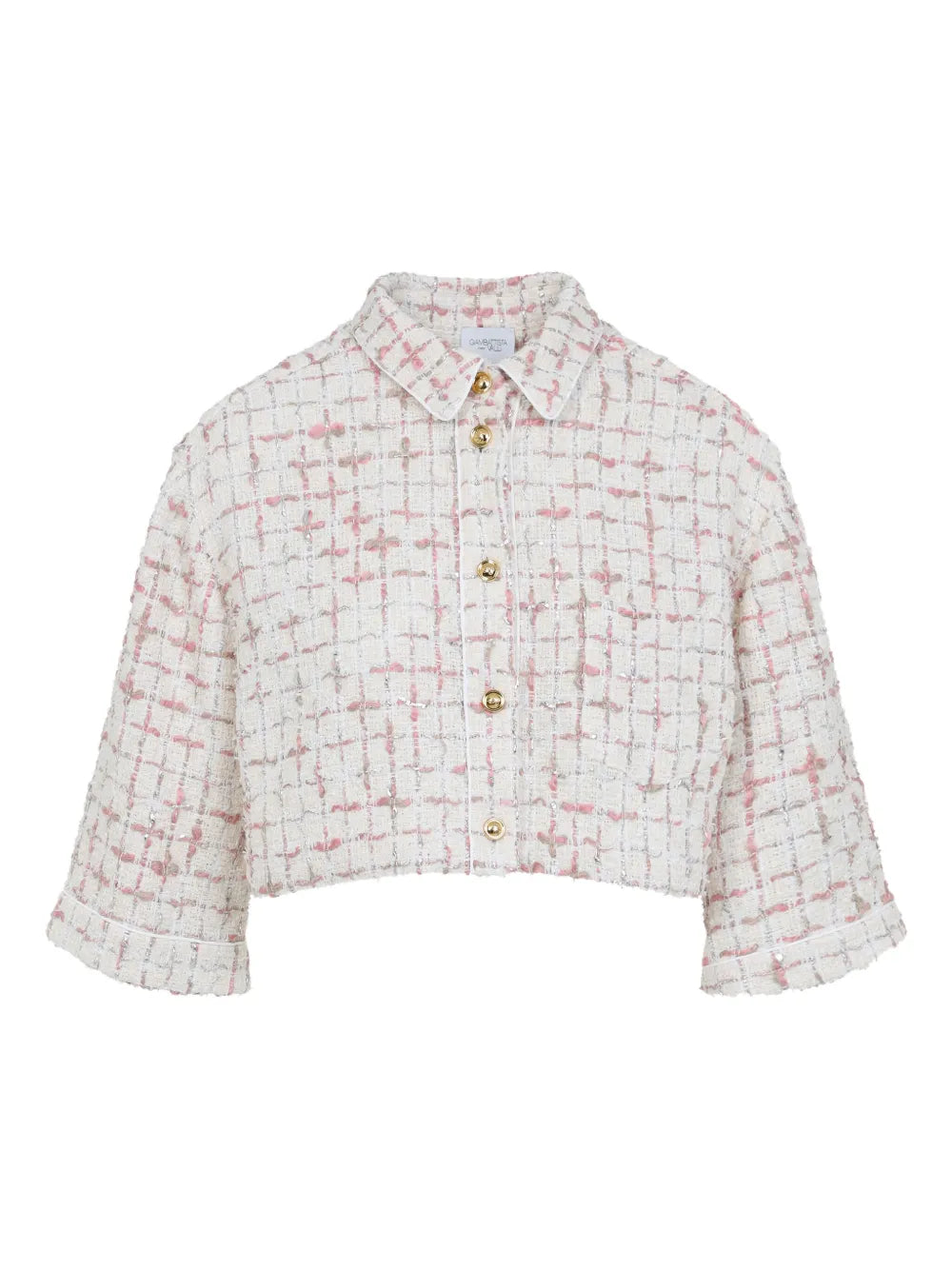 Silk Cropped Shirt