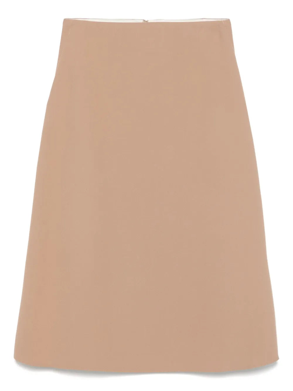 Slit-Detail Midi Skirt