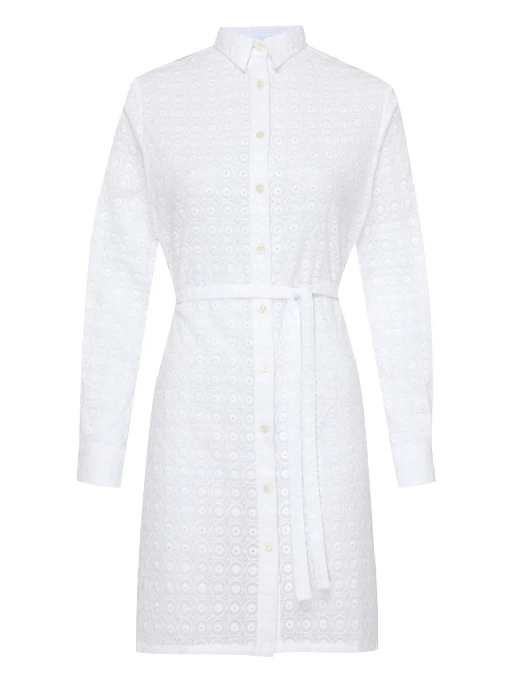 Broderie-Anglaise Midi Dress