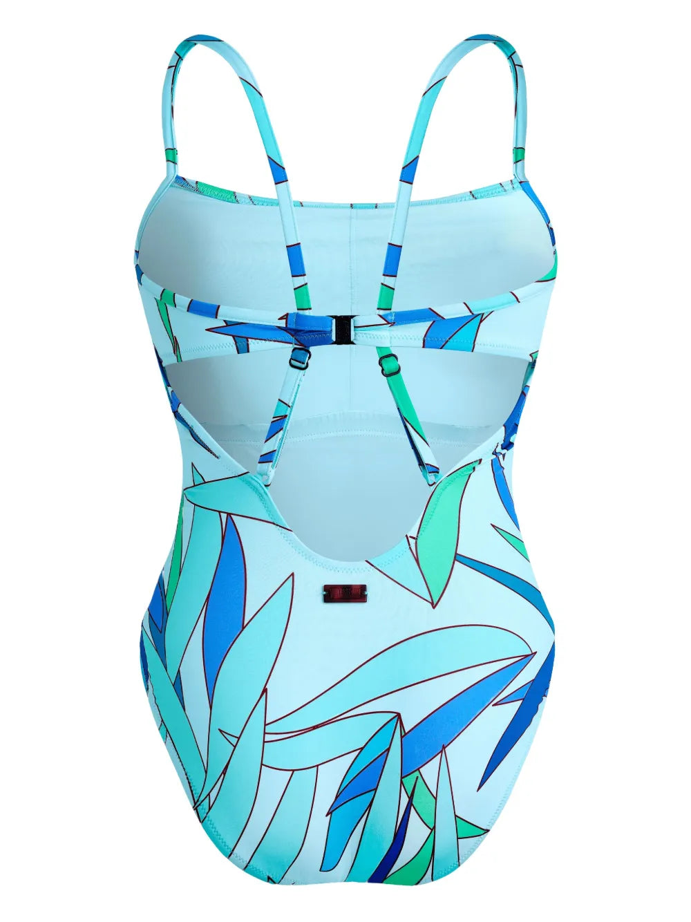 Abstract-Pattern Swimsuit