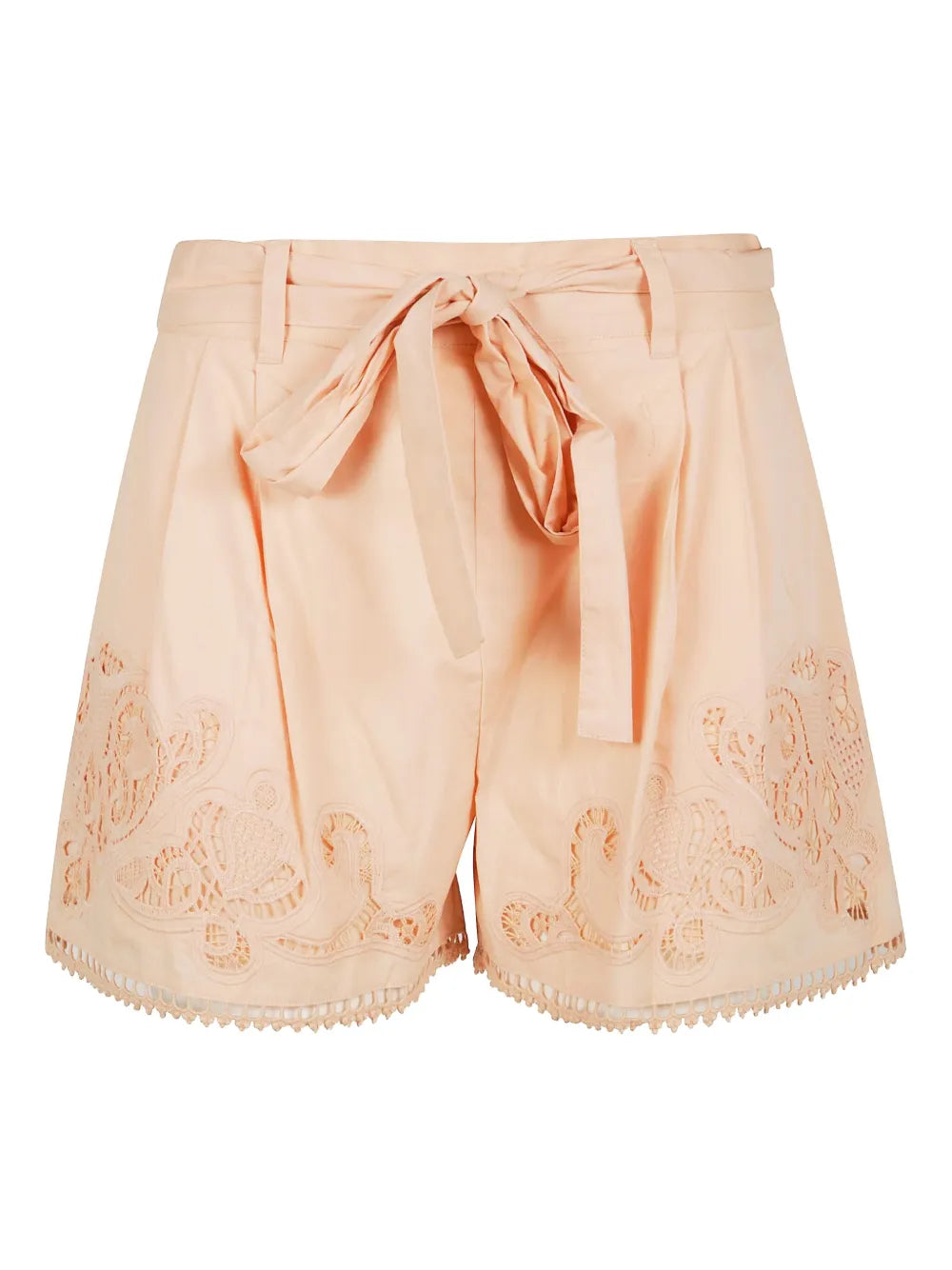 Embroidered-Detail Shorts