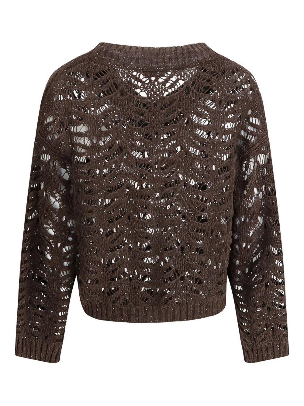Crochet-Knit Jumper