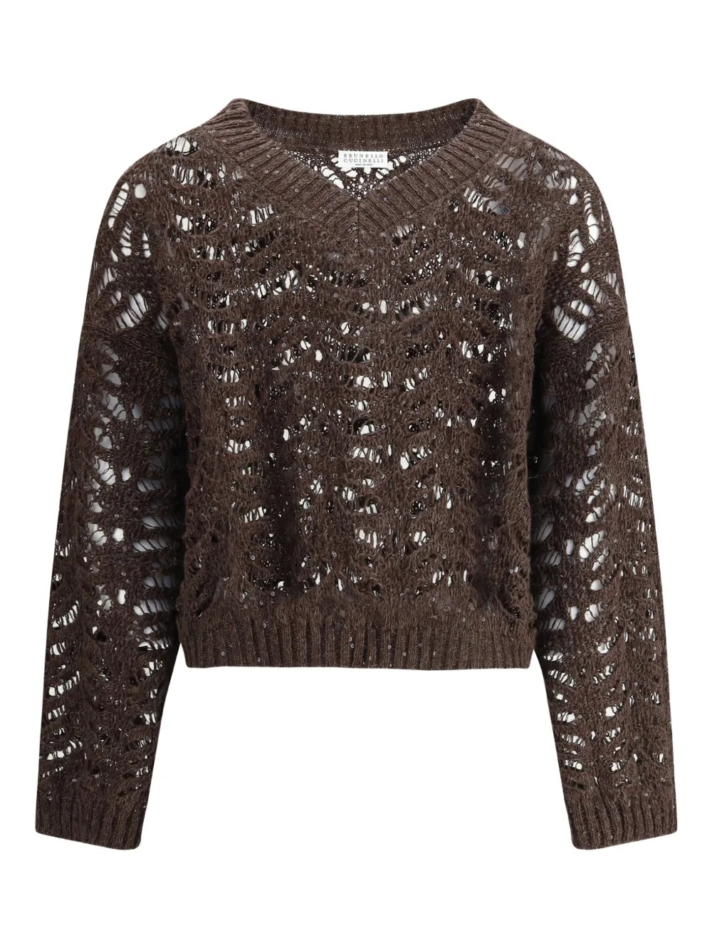 Crochet-Knit Jumper
