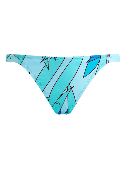 Abstract-Pattern Bikini Bottoms