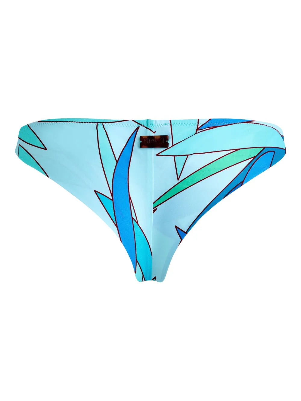 Abstract-Pattern Bikini Bottoms