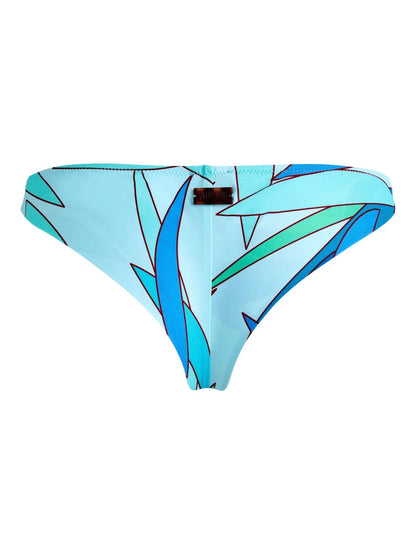 Abstract-Pattern Bikini Bottoms