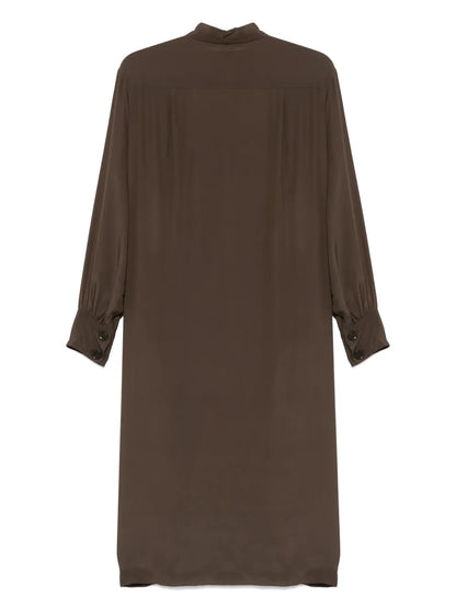 Crepe Midi Dress