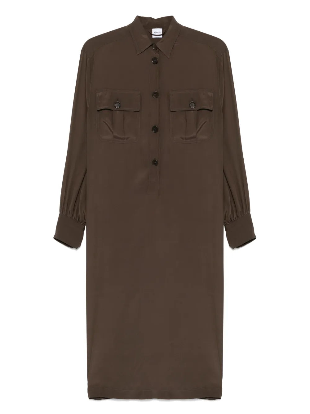 Crepe Midi Dress