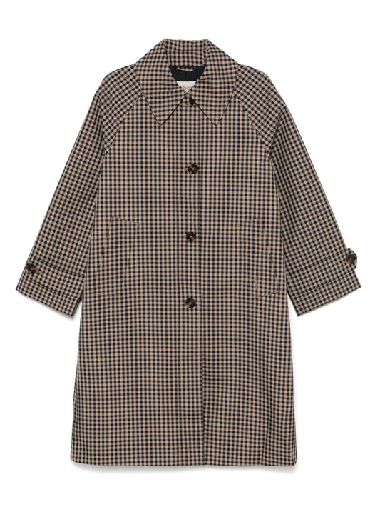 Nadine Checked Showerproof Coat