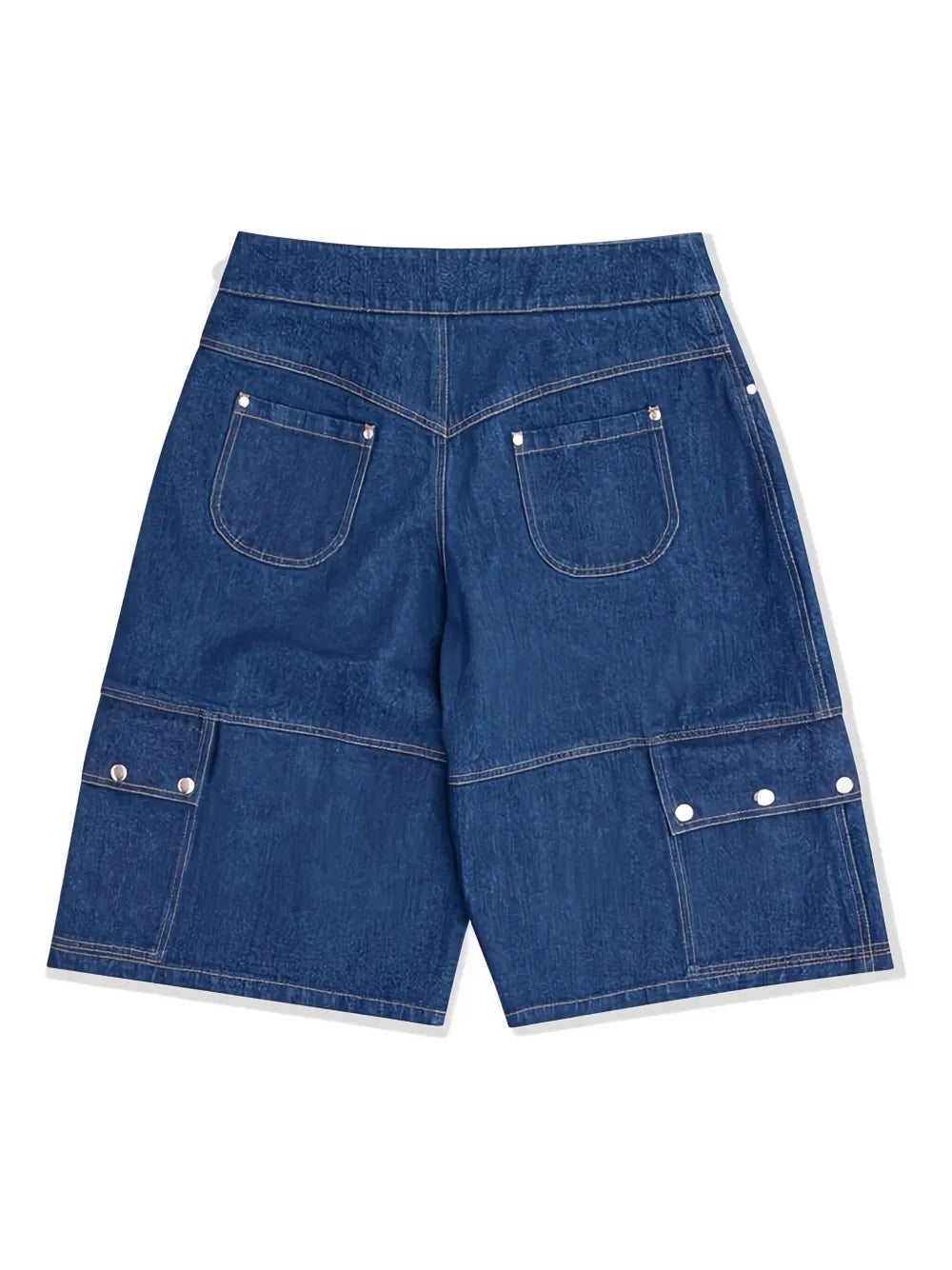 Low-Rise Denim Shorts