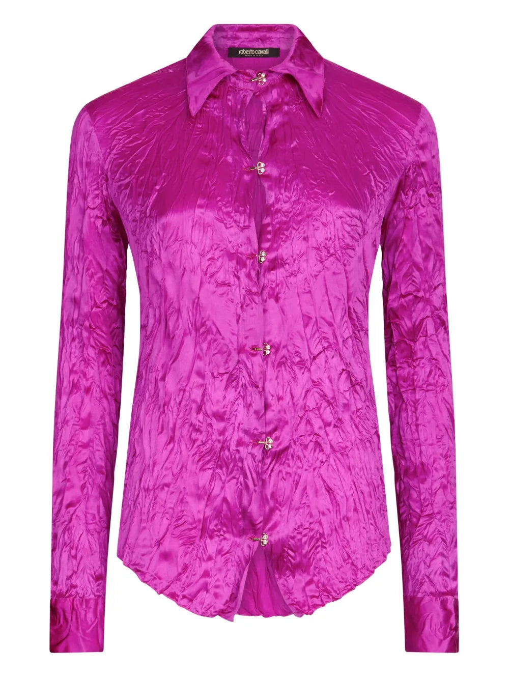 Crinkle Silk Shirt