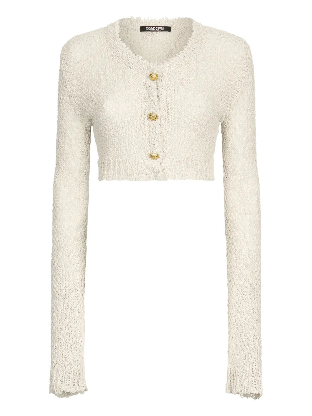 Cropped Knitted Cardigan