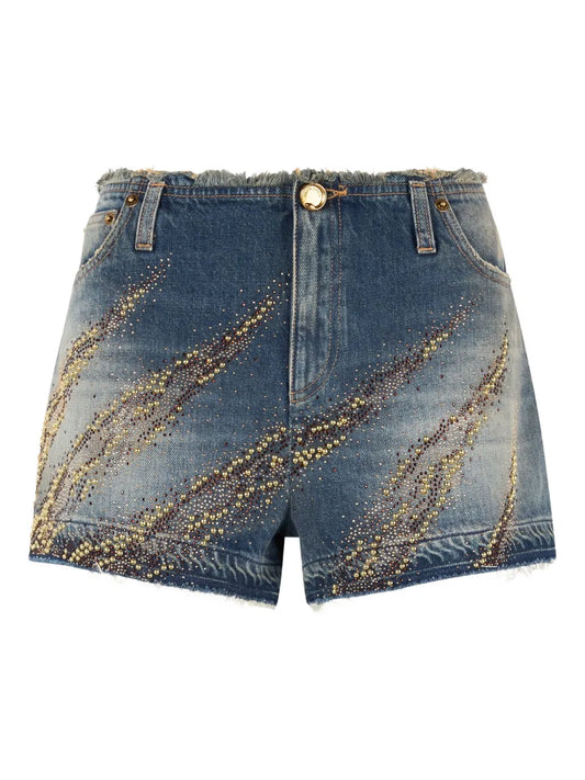 Zebra-Pattern Shorts