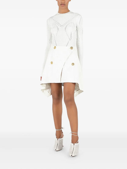 Asymmetric Mini Skirt