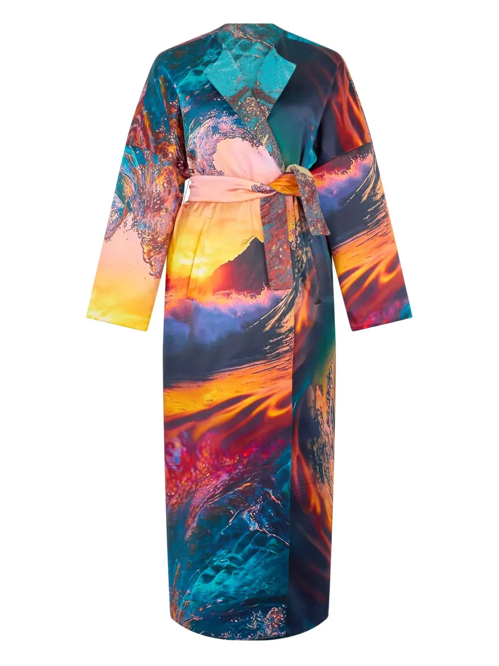 Abstract-Pattern Coat