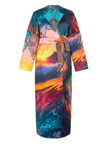 Abstract-Pattern Coat