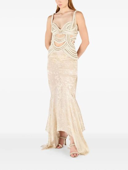 Rope-Embellished Dress