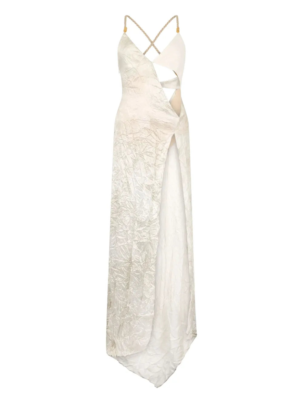 Crease-Effect Dress