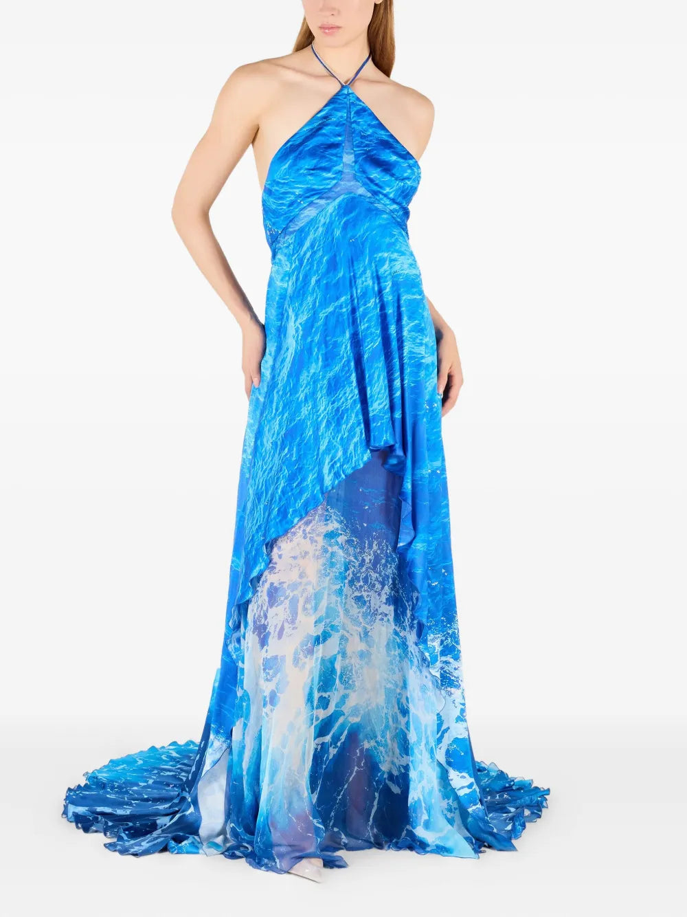 Abstract-Print Dress