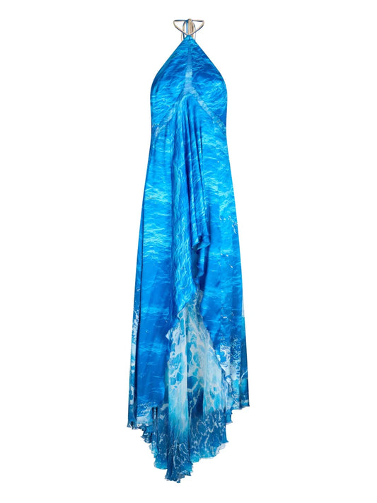 Abstract-Print Dress