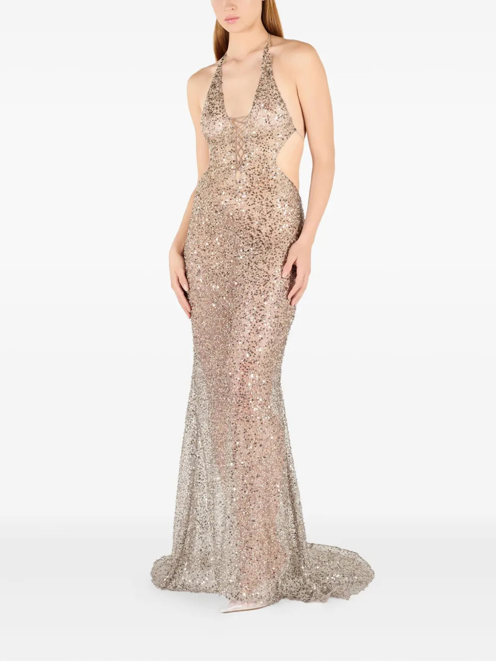Sequin-Embellished Dress