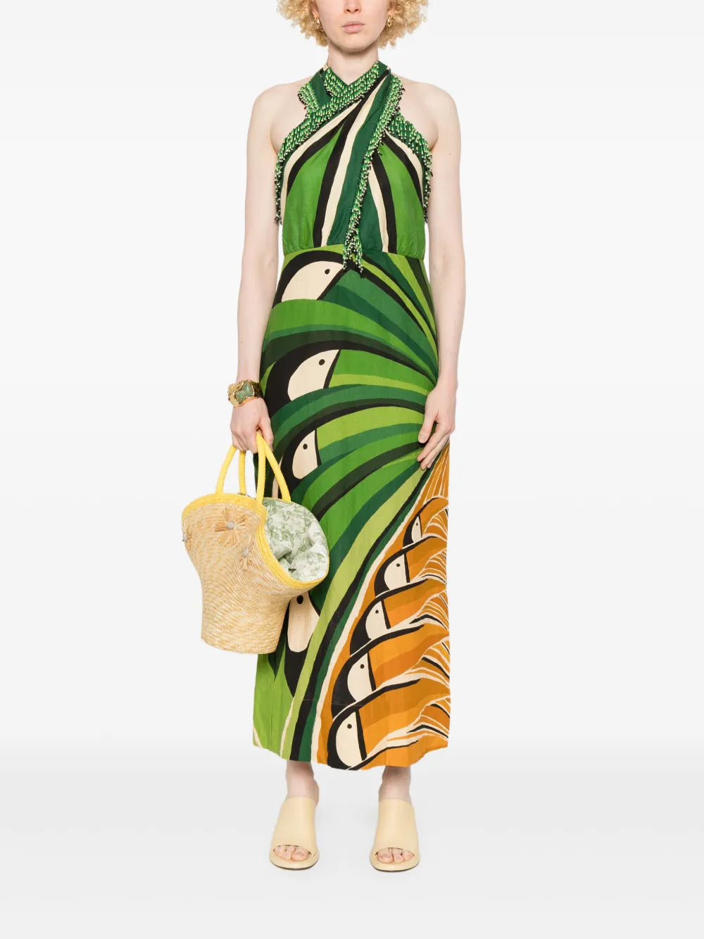 Toucan Tree Maxi Dress