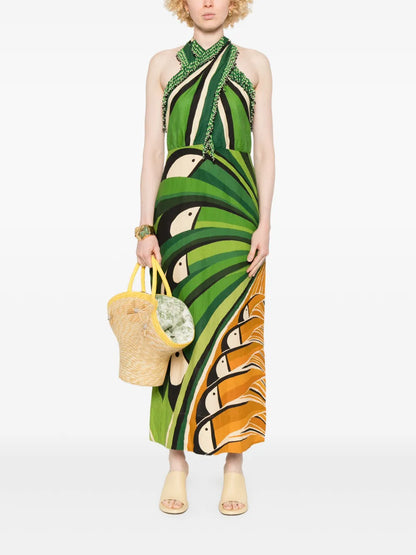 Toucan Tree Maxi Dress