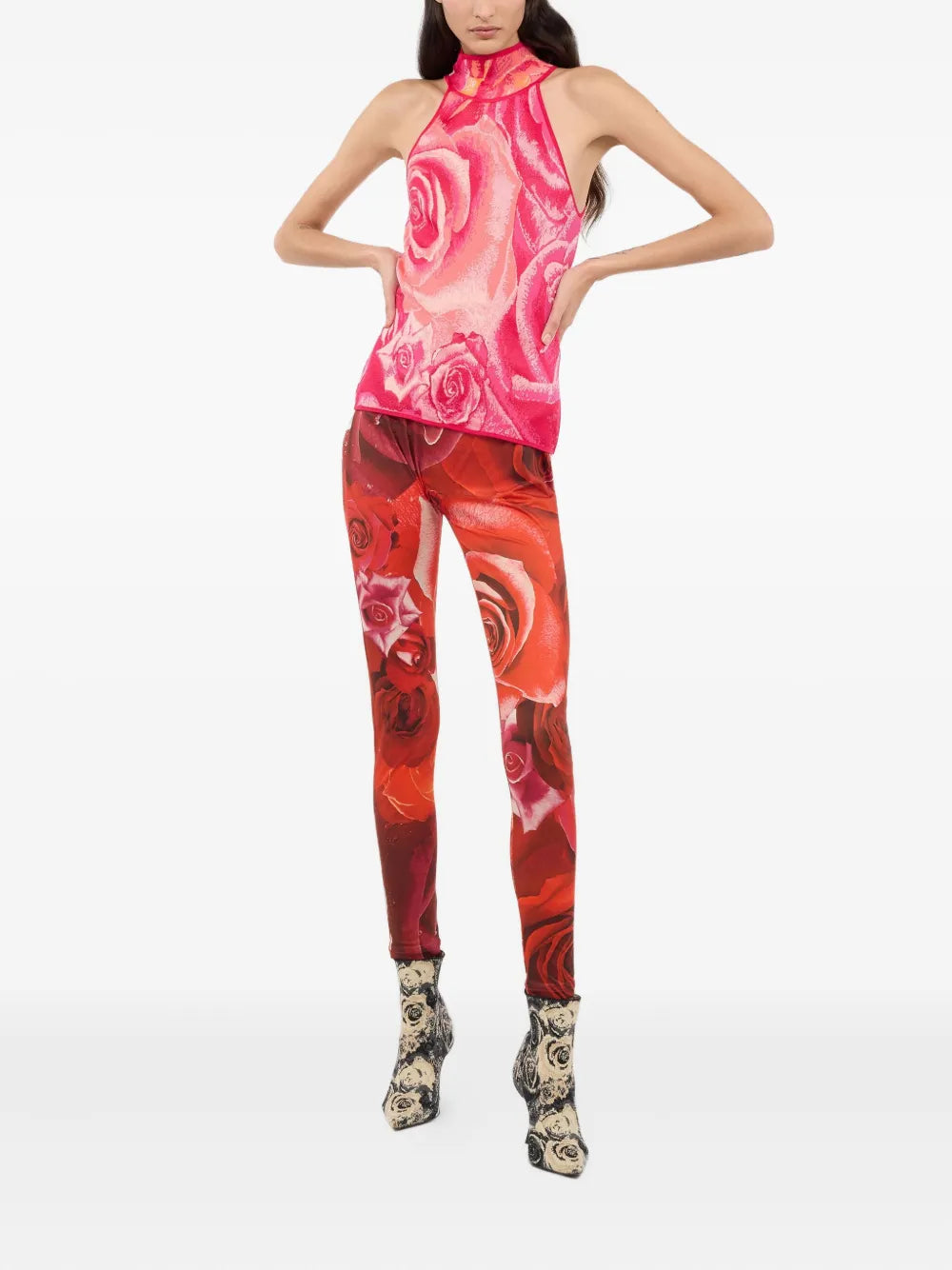 Floral-Print Top