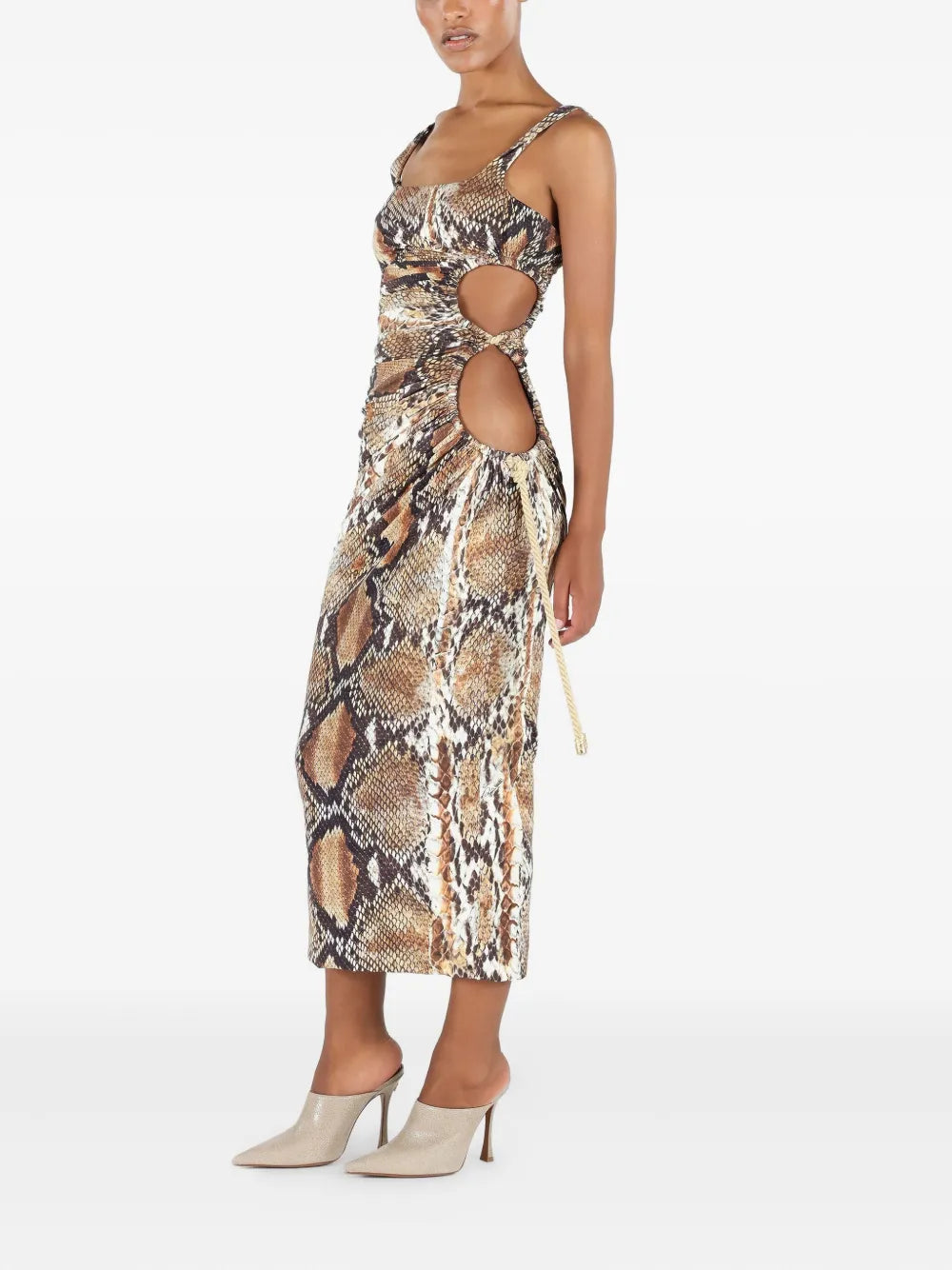 Python-Print Midi Dress