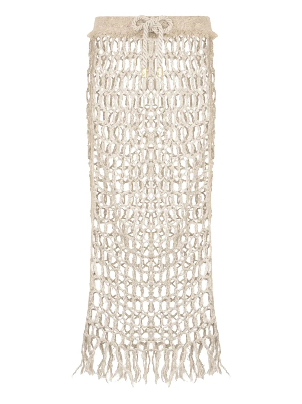 Crochet-Knit Skirt