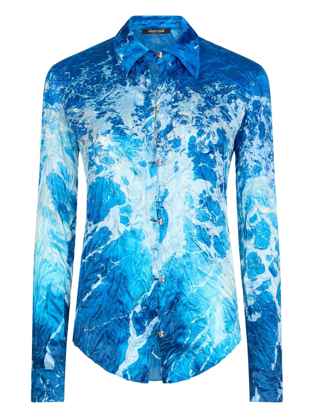 Ocean-Print Shirt