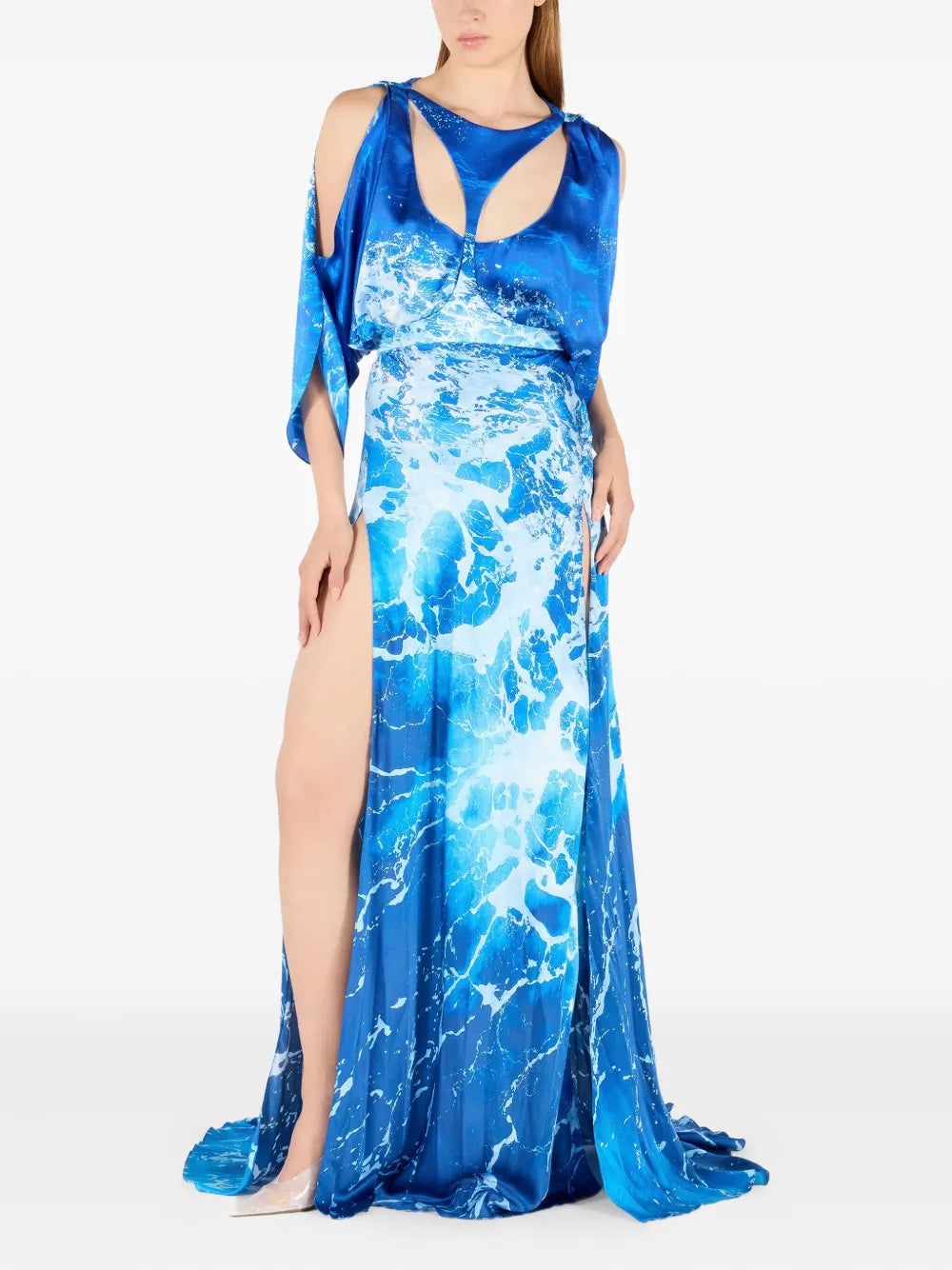 Graphic-Print Dress