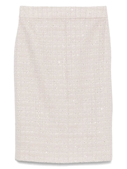 Tweed Midi Skirt