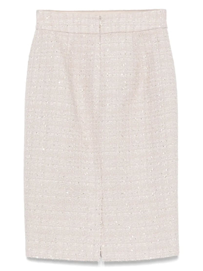 Tweed Midi Skirt