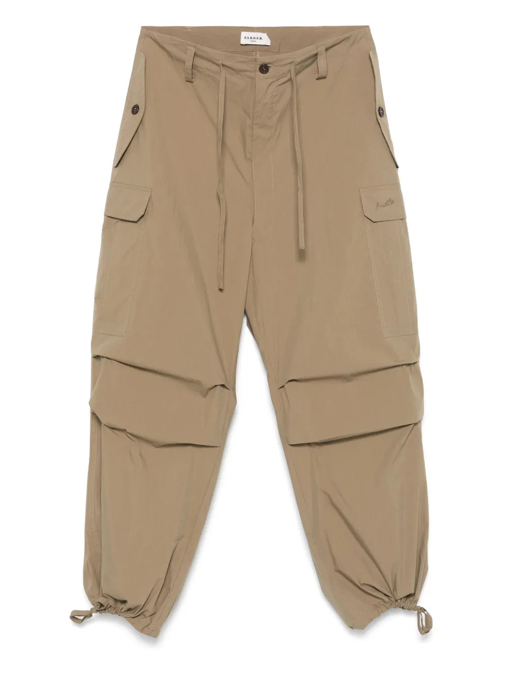 Logo-Embroidered Cargo Trousers