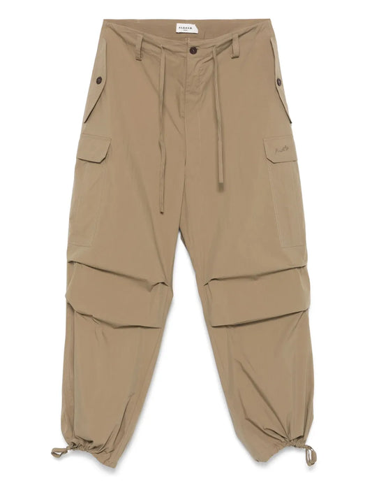 Logo-Embroidered Cargo Trousers