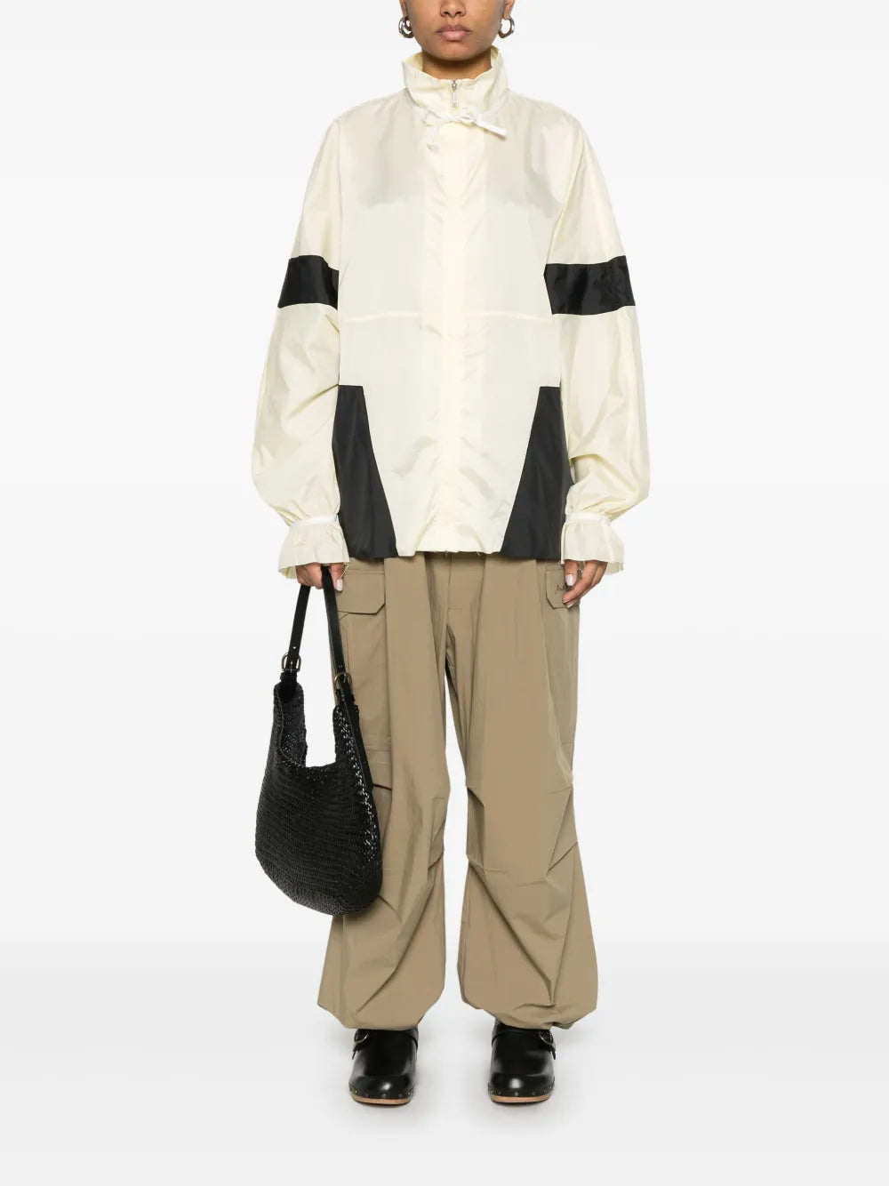 Logo-Embroidered Cargo Trousers