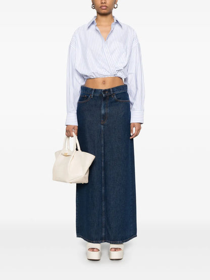 Denim Maxi Skirt