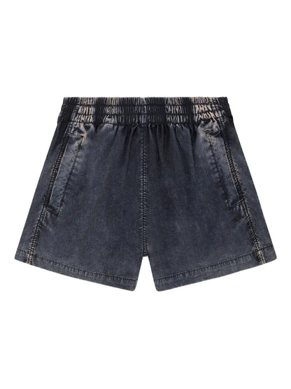 S-Ound Elasticated-Waistband Denim Shorts